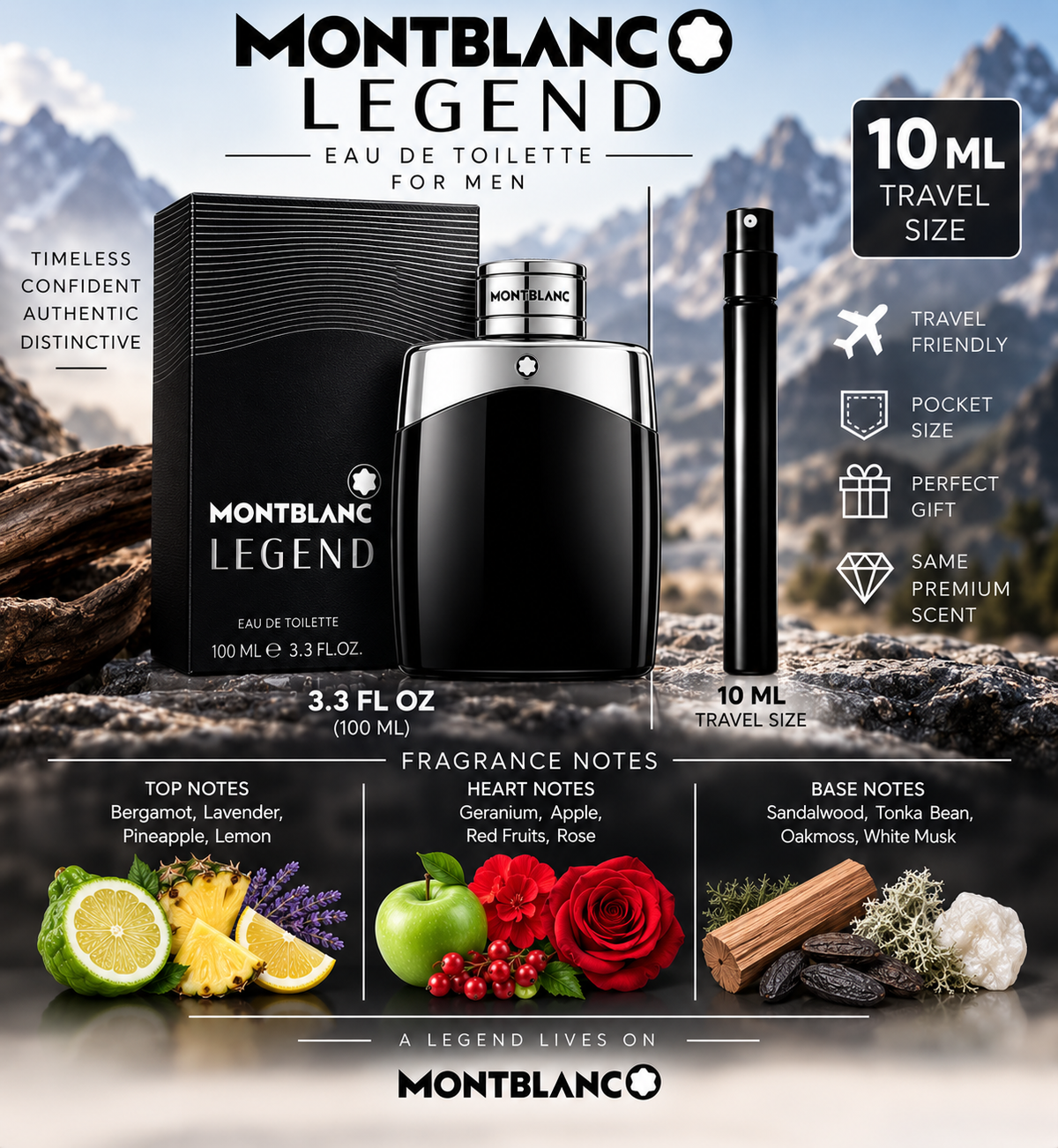 MONT BLANC LEGEND 10 ML