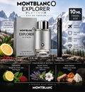 MONT BLANC EXPLORER PLATNIUM 10 ML