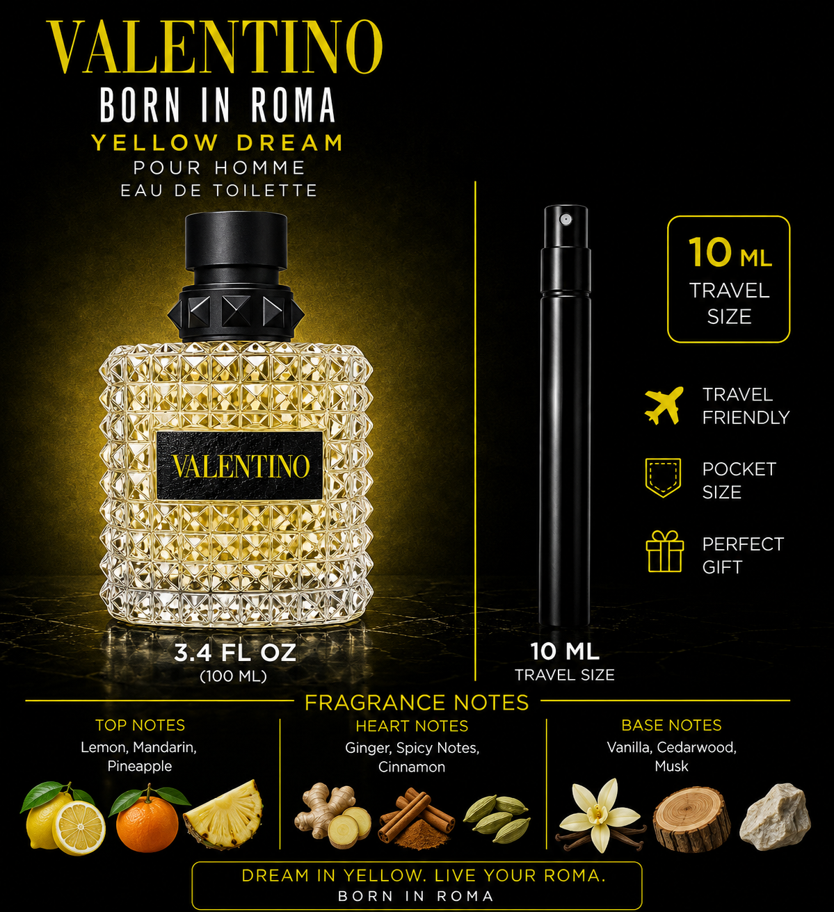 VALENTINO UOMO BORN IN ROMA YELLOW DREAM 10 ML